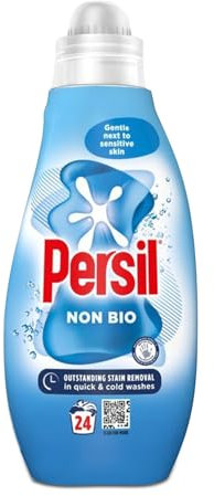 Persil Non Bio Laundry Washing Liquid Detergent, 24 Washes, 648ml