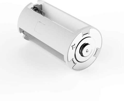 4X Batterieadapter - Akku Adapter für Mignon auf Mono - 3 x AA auf D - Alternative zu D Batterien und Akku D