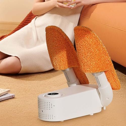 Homirty Boxhandschuh Trockner Schuhtrockner Elektrisch mit intelligentem Timer Faltbare Skischuhtrockner 360-Grad Heizung Schuhwärmer Elektrisch Fußwärmer für Schuhe Hüte Socken Skischuhe