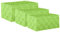 Brandsseller Aufbewahrungsbox Dekobox - Rattan-Optik - 3er-Set grün