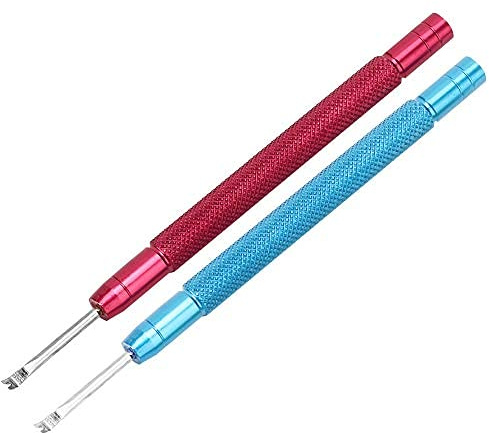 2Pz Leve per lancette dell'orologio, leva lancette orologio leva lancette besollevatore di lancette a leva per orologio, Sollevamento dell'ago per Orologio Rimozione dell'accessorio per Riparazione