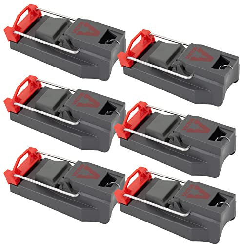 Victor M123SSR Quick-Kill Easy Set Mouse Trap - 6 Reusable Mouse Traps