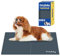 furrybaby Dog Cooling Mat, Waterproof Self Cooling Mat for Dogs Outdoor, Dog Cool Mat Indoor (Grey, M 50x65cm)