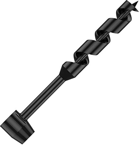 Trapano a mano, per lavorazione del legno, chiave manuale, trapano a spirale, per campeggio, escursioni, avventure nella giungla (25 x 230)