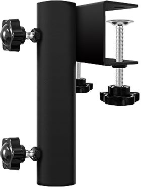 BSWAN Support de mât de drapeau, support de mât de balustrade, support de parasol, support de drapeau de lit de camion, support de drapeau universel, support de drapeau robuste, support de drapeau