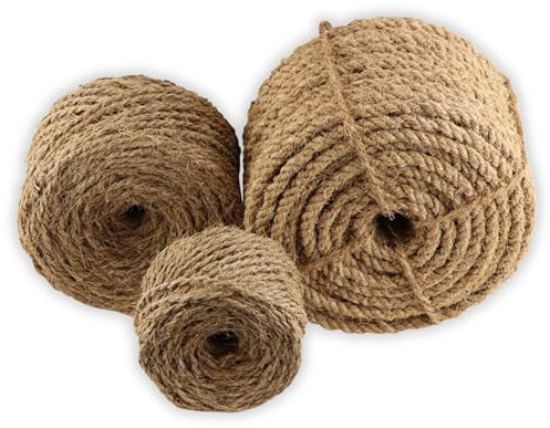 ProFlora® Kokosseil Baumbinder - Vielseitig einsetzbarer Kokosstrick ideal geeignet als Baumbindeband, Pflanzenband und zum Basteln (100m, ⌀ 4,5mm)