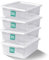 KLASS 32L Underbed Storage Boxes With Lids Set of 4, Strong & BPA Free Multipurpose Clear Plastic Underbed Storage Box With Lid For Home, Office (32 Litre / 4Pack)
