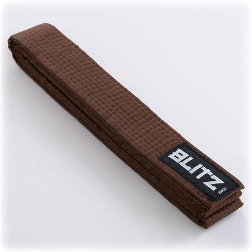 Blitz Plain Coloured Belt - Brown - 240cm
