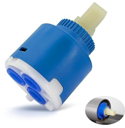 Ceramique Cartouche Mitigeur pour Blanco - Ø 35mm Cartouche Thermostatique Replacement Cartridge pour Mitigeur Lavabo et Douche, Compatible avec Mélangeur Cuisine et Salle de Bain, Installation Simple