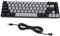ZLXHDL 68 Clavier mécanique de clé avec interrupteurs Rouges et Verts, Clavier de Jeu rétro-éclairé en Double Couleur, Type C câblé pour PC et Ordinateur Portable (Gray (Axe Rouge))