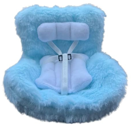 Asiento de coche para muñecas - Muñeco de peluche, sofá de muñecas del personaje | Asiento de seguridad para ventilación de aire acondicionado, mini asiento mini peluche suave para gi