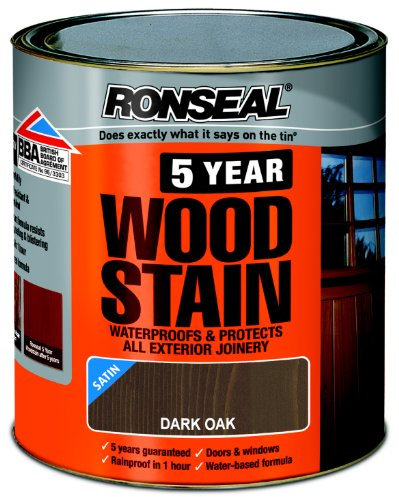 Ronseal 5YWDO250 250ml 5 Year Woodstain - Dark Oak