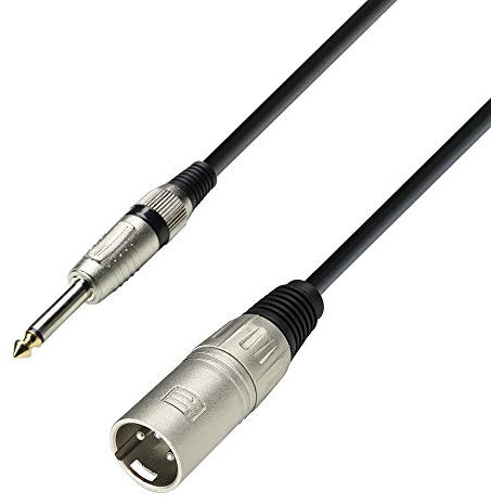 Adam Hall Cables 3 STAR MMP 0100 Mikrofonkabel XLR Female auf Klinke TS | 1 m