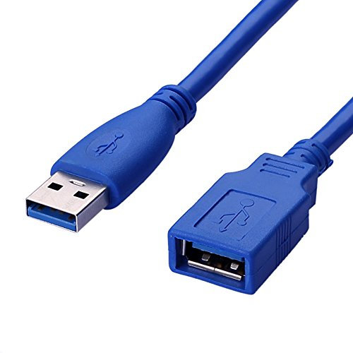 SIENOC 1 x 1M Cable USB 3.0 Tipo A Macho a A Hembra Cable de extensión USB3.0 Cable de extensión