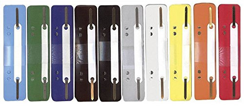 Q-Connect 2012500610 Heftstreifen und Aktenbinder PP 34 x 150 mm 25 Stück orange