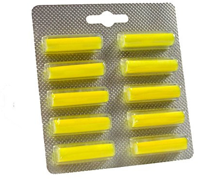 10 Duftstäbchen Zitrone gelb. Duftis, Lufterfrischer für Vorwerk,Bosch, Miele, AEG und alle anderen