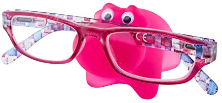 Remaldi Glasses Stand Spec Holder Holder for Specs Gift Present Boxed Hilary Hippo Spec Holder Fuchsia