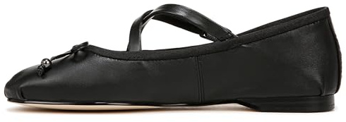 Circus NY by Sam Edelman Women's Zuri Ballet Flat, Black Leather, 8.5
