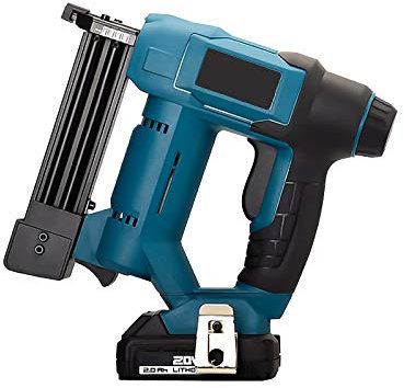 Clavadora eléctrica, clavadora inalámbrica, clavadora de acabado recto, pistola de grapas eléctrica para tapicería, pistola grapadora viene con batería de litio de 2000 MA, para carpintería, renovaci