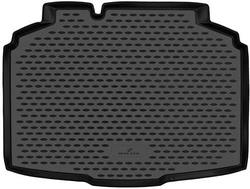 WALSER XTR Kofferraumwanne für Skoda Fabia 4 (PJ3) 06/2021-Heute, 100% passgenaue Antirutschmatte Auto, Gummimatte Auto, Kofferraum Schutzmatte, Anti Rutsch Matte Gummi, Auto Gummimatten