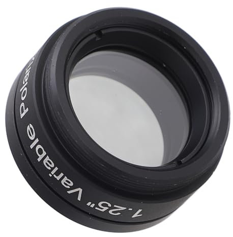 Variabler Polarisationsfilter, 1,25 Zoll Teleskop-Linearpolarisatorfilter CPL-Filter Okular-Mondfilter Verbesserter Kontrast Variabler Polarisierender Mondfilter für