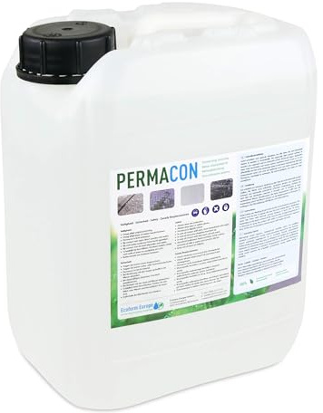 Ecoform Permacon Betonversiegelung 1 Liter - Transparente Wasserdichte Beschichtung für Beton & Stein - permanenter Feuchteschutz Innen & Außen