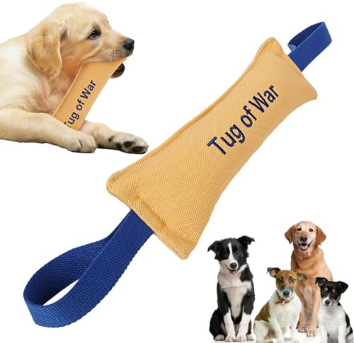 Almohada de mordida de perro, almohada de mordida de entrenamiento de perro | Juguete remolcador para perros con 2 asas sólidas,Equipo de entrenamiento de juguetes de remolcador resistente y duradero