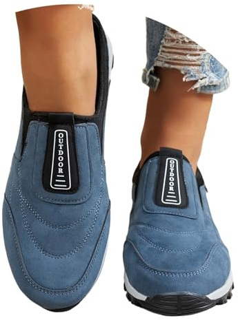 Sneakers Uomo Scarpe Ginnastica Estive Uomo Senza Lacci Slip On Scarpe Running Corsa Camminata Cameriere Jogging Trekking Outdoor Sportive Palestra Sneakers da Lavoro Comode Leggere Traspiranti