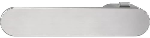 Türdrücker/Türbeschlag - AVUS ONE smart2lock Samtgrau - mit Schließmechanik im Griff - schließen/verriegeln ohne Schlüsselrosette (DIN LINKS)