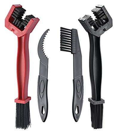 Bynccea Fahrrad Reinigungsbürste,FahrradKetten Motorrad-Ketten Reinigen Set für MTB BMX Fahrradkette Kurbel Reifen Kettenblatt Radfahren Ecke Fleck passend