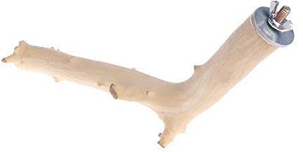 Bontannd 1 Stück Vogel Papagei Perch Ständer Halter Natürliche Holz Spielzeug Schleifen Kleine Spielzeug Haustierkäfig Plattform Vogelbedarf