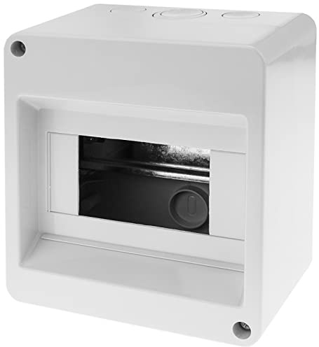 CableMarkt - Cuadro de distribución ABS para 6 módulos de 18 mm