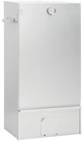 vidaXL Fumoir à Four à BBQ Générateur de Fumée Froide, Fumoir à Four à Barbecue avec avec Copeaux, Fumoir à Viande Extérieur, Acier Galvanisé