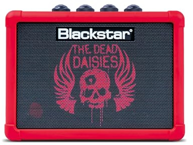 Blackstar Fly 3 Dead Daisies Edition Bluetooth tragbarer batteriebetriebener Mini-E-Gitarrenverstärker schwarz MP3-Line-In & Kopfhörerausgang