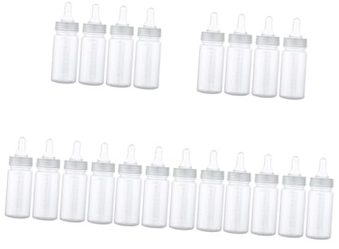 Toyvian Baby Nuckelflasche Fasching 5 Sätze Nuckelflasche Würze Ausgleichsflaschen Behälter Sirup Babys Säuglingsnahrungsflasche Babyfläschchen Aus Kunststoff Babyflaschen Transparent Pp 4 Stück * 5