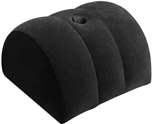 Coussin cale gonflable pour voyage – Coussin cale pour dormir, lire, reflux acide, soulagement des douleurs dorsales, récupération post-opératoire, espace de tête de lit, camping, yoga, design léger