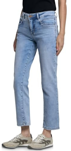 Street One Studio 3716578 Jeans a Gamba Dritta, Ultra Bleach Wash, 30W x 28L Donna