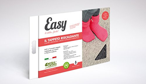 TAPPETO RISCALDANTE EASY 70X50 MOQUETTES 230V SCALDAPIEDI ELETTRICO PER UFFICI