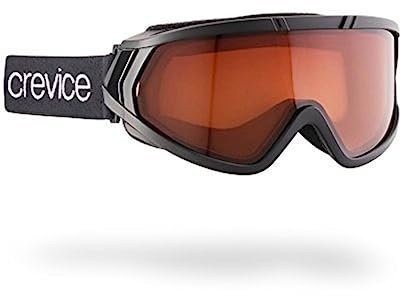 Black Crevice Skibrille für Brillenträger, schwarz…