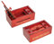 Philos 5526 - Puzzle Game Japanese Secret Box, rot/braun, Rätselbox, Geschenkbox, Puzzlebox, Trickspiel aus Holz