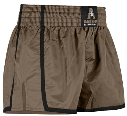 Anthem Athletics Muay Thai Shorts for Men & Women | Resolute - Boxing & Kickboxing - Army & Black - Large
