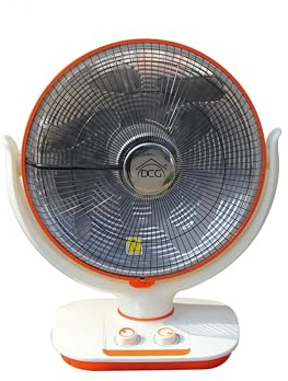 Generico Stufa elettrica al Carbonio 900 watt Bianco