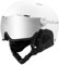 bollé Might Visor Skihelm - Photochromic Silver Mirror Cat 1-2 (Weiß-Matt, M)