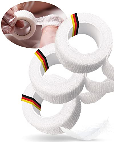 3x Zehenbinde 1.5cm selbsthaftende Binden, Zehen Verband, fixieren, elastisch, kohäsiv, Rinki Zeh Schnellverband