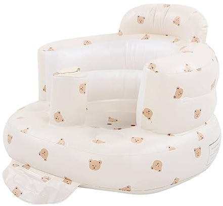 Sof¨¢ de Apoyo para la Espalda Infantil asiento hinchable para beb Silla para Bebs y Ni?os Peque?os asiento hinchable para bebé Asiento de Piso Inflable Bañeras y asientos de baño