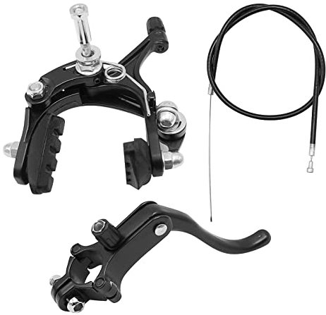 Vkinman Road Bicycle Aluminum Bicycle Brake Caliper Brake Kit Road Bike C Shape Brake Lever Brake Housing and Cable Brakes