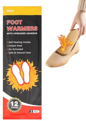 itrimaka Termiska fotsulor, fotvärmare inläggssulor, 1 par långvarig Heat Shoe Pad luftaktiverad innersula, Vinterfotvärmare innersulor För Hemfiske Camping Utgående Resa