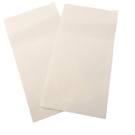 Entgoinggo Papel de junta de fibra cerámica resistente al calor, 1/2 piezas de 300 mm x 140 mm x 3 mm Material de sellado de chimenea de combustión de fibra de cerámica (2 piezas)