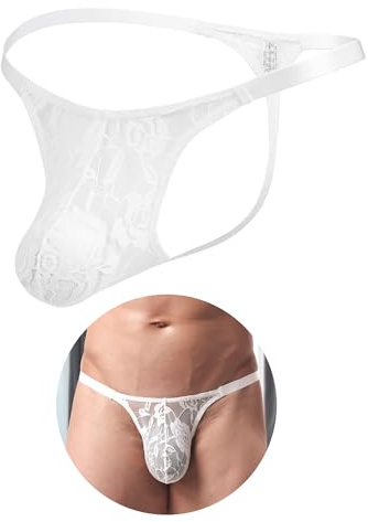 ohyeahlady Perizoma Filo Uomo Sexy Hot Micro Perizoma Taglie Forti | Slip Tanga Hot,Vita Bassa,G-String Bikini,Mini Slip Brasiliana,Mutande,Costume Da Bagno,Thong,Lingerie Hot,Underwear,Intimo