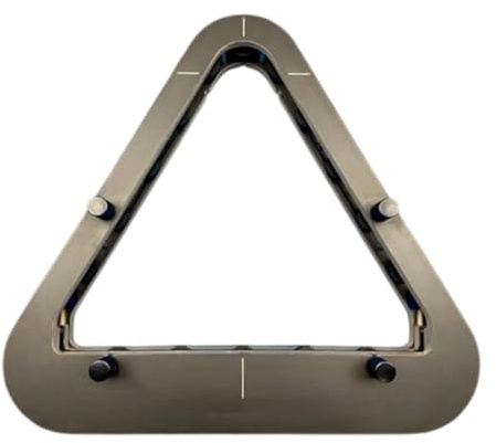 Precision-Engineered Professional Billiard Rack System That Eliminates Gaps, Wood Billiard 8-Ball/9-Ball Pro Triangle/Diamond Pool Ball Racks, for Tournament Play, Delivers Perfect Racks
